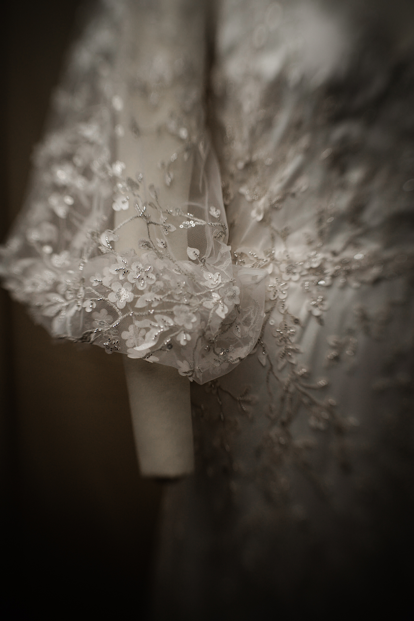 Flossy & Dossy wedding dress in Glasgow studio